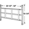 thumbnail image 2 of Protection de Fenêtre Fixe Defender Security S 4756, 31 Po - 54 Po x 15-1/4 Po, Acier, Blanc, 3 Barres, Sans Sortie, 2 of 4