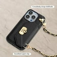 thumbnail image 4 of Case For Iphone 16/16 Plus/16 Pro/16 Pro Max, PU Leather Cover with Stand Crossbody Strap & Card Slots Case, 4 of 5