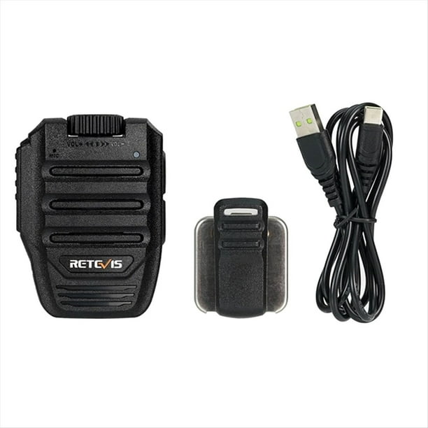 Walkie Talkie Bluetooth Micrófono Remoto Inalámbrico Micrófono de Altavoz de Volumen Alto para RB37 RB637 RB89 RB689
