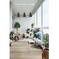 thumbnail image 5 of FSLiving J-Style Track Mount Pendant Fixture Scandinavian Style Pendant Lights for Kitchen Hanging Lamp Modern Wood and Aluminium Light Customizable,Grey - 3 Lights, 5 of 6
