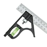 Stainless Steel Adjustable Combination Square Angle Ruler Measuring Tools