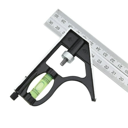 Stainless Steel Adjustable Combination Square Angle Ruler Measuring Tools