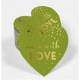 thumbnail image 2 of Inkdotpot Gold Foil Paper Hang Tags Made With Love Wedding Favor Tags 50 Pieces, 2 of 6