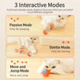 thumbnail image 3 of ROJECO Pet Toys Smart Interactive Cat Bouncing Ball Automatic Rolling Ball Training Self-moving Electric Toys Pet Accessories ShopWise Round, 3 of 9