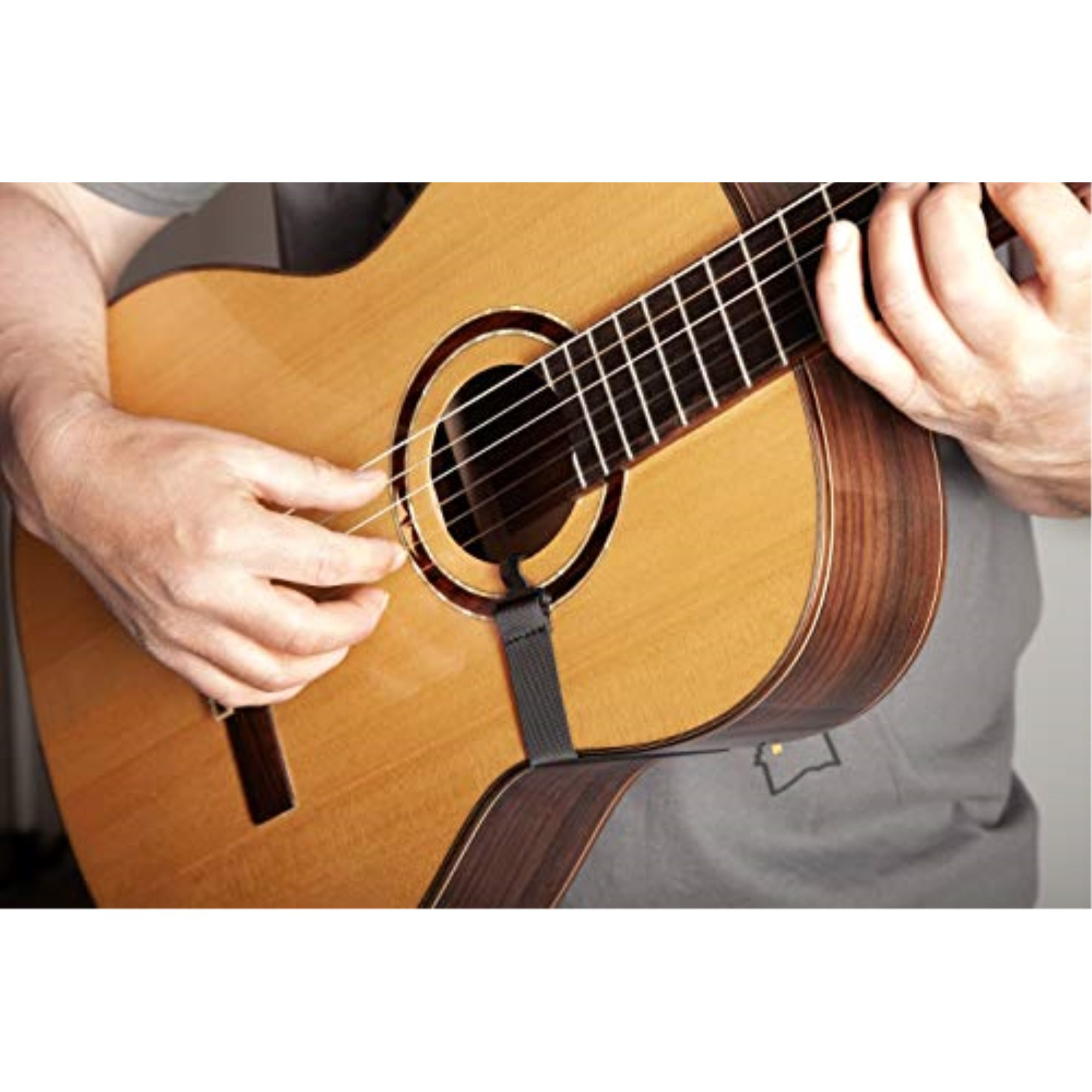 Buy Nylon Tali Strap for Guitar, Vihuela, Guitarron, Requinto. Plastic  Sound Hole Hook w/ Hand Design (Black), Black, size adjustable Online at  desertcartINDIA