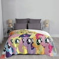 thumbnail image 6 of My Lit-Tle Pony Fleece Blanket Super Soft Cozy Throw Blanket Fuzzy Comfy Flannel Blanket Warm Plush Blankets And Throws For Couch, Sofa, Bed 40"X30", 6 of 7