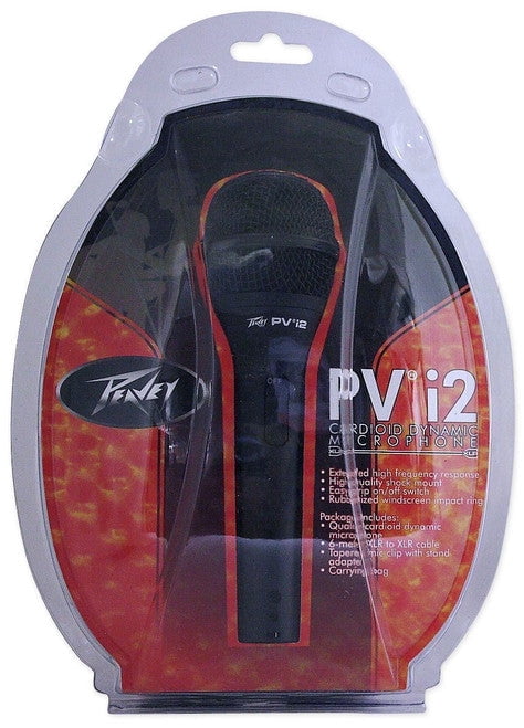 Peavey PVI 2 1/4 Cardiod Unidirectional Dynamic Mic W/ 6 1/4 " Cable 496570 New