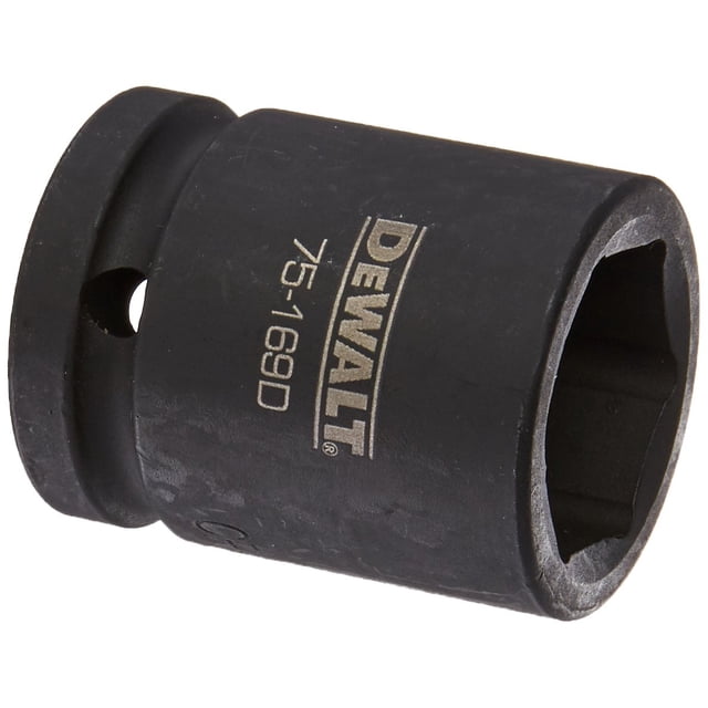 Conector de impacto DEWALT 3/4 Drive 6 PT 27 mm