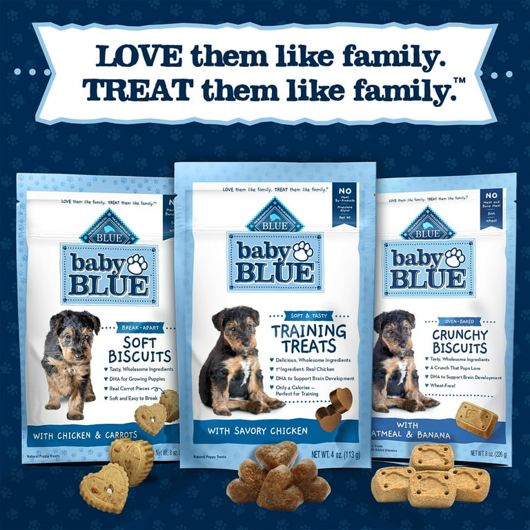 Blue Buffalo Baby BLUE Puppy Training Treats for Dogs with DHA