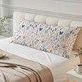 thumbnail image 5 of Watercolor Wildflowers Body Pillow Cover 20x54, Spring Pastoral Botanical Flowers Decorative Pillowcase with Zipper, Microfiber Pillow Protector, Soft Breathable Long Lumbar Pillowcases for Women, 5 of 9