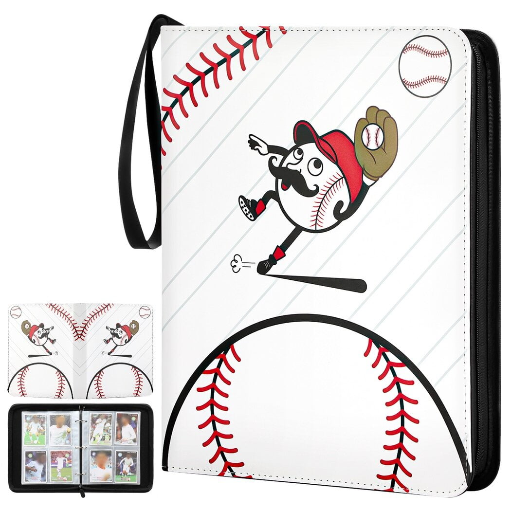 400 Pocket Baseball Card Binder, Trading Cards Sleeves Sports Cards