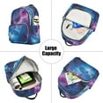 thumbnail image 5 of FORMRS Mini Backpack Purse for Women Quilted Travel Daypack Casual Shoulder Bag, Galaxy Pattern, 5 of 7