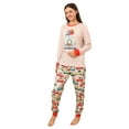 thumbnail image 3 of TSEXIEFOOFU Family Matching Christmas Pajamas, Car Christmas Tree Print Long-Sleeved Tops + Elastic Waist Trousers/One-Piece Jumpsuit, 3 of 9