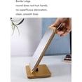 thumbnail image 4 of ZHU YU CHUN 1 PCS Rectangular Compact Table Mirror Vertical Wood Frame Mirror Table Mirror 90 Degree Rotation Makeup Mirror Back Stand Makeup Mirror (Wooden), 4 of 6