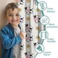 thumbnail image 3 of Blackout Kids Curtains,Beige Cow Flower Pattern Childrens Insulated Curtains Set Of 2,Bedroom Essentials,Toddler Room Decor 52x63in(132x160cm), 3 of 5