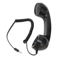 thumbnail image 2 of Handheld Cell Phone Receiver, Radiation Proof Volume Control Retro Phone Handset Multifunction  For Smartphones Pink,Black,White,Red, 2 of 8