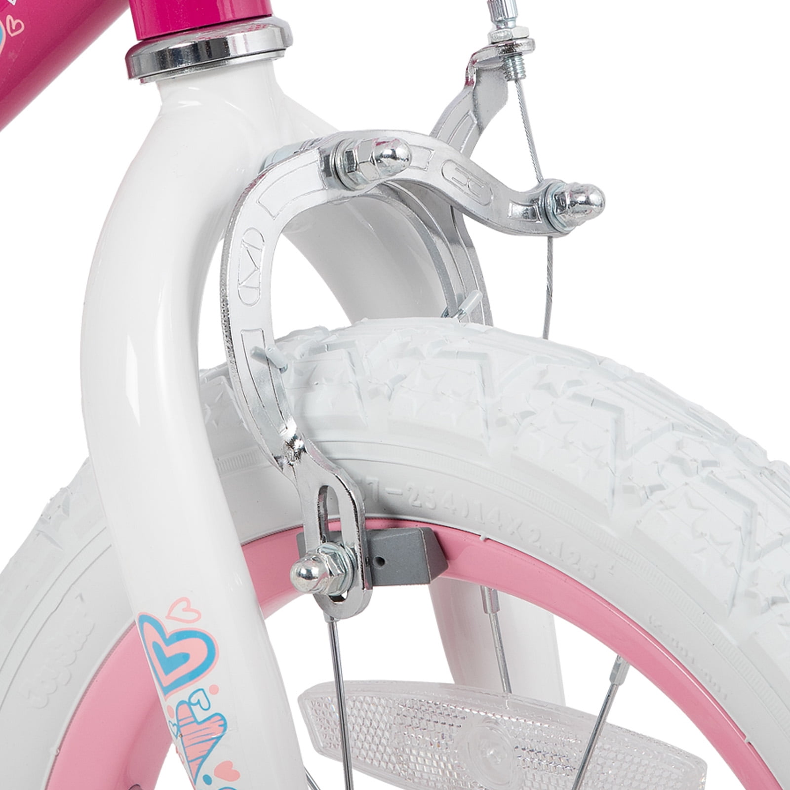 JOYSTAR Angel Girls Bike 14 Inch Kids Bike With Training Wheels for 3-5 Years Old Girls,Toddler Bicycle,Pink