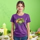 thumbnail image 3 of Playera Blusa De KIWI – Estilo Tropical que Te Llena de Vida Ropa Para Mujer Color Morado Talla Extra Grande Marca Emil SaEs, 3 of 4