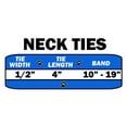 thumbnail image 3 of Dog Neck Tie Swiss Dot Blue, 3 of 3