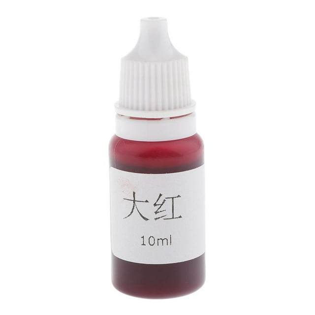 Colorants Pigments 10 ml Qualité Alimentaire Bricolage Colorant pour Coloration à la Bougie 10 ml Rouge