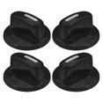 thumbnail image 1 of FONDOTIN 4pcs Black Knobs For Oven Replacement ABS Designed For Precise Control In Cooking, 1 of 8