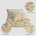 thumbnail image 2 of Paseo Road Desert Sage 3 Piece Aztec Tribal Reversible Cotton Quilt Set, Western Bedding, Full Queen, 2 of 7