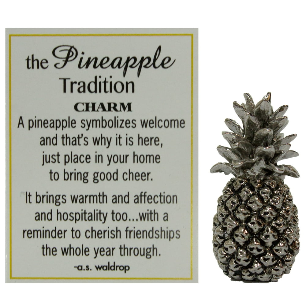 Ganz The Pineapple Tradition Zinc Pinaeapple Pocket Charm by Ganz w