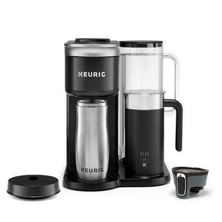 Keurig - K-Cafe SMART Single-Serve Coffee Maker and Latte Machine with WiFi Compatibility - Black