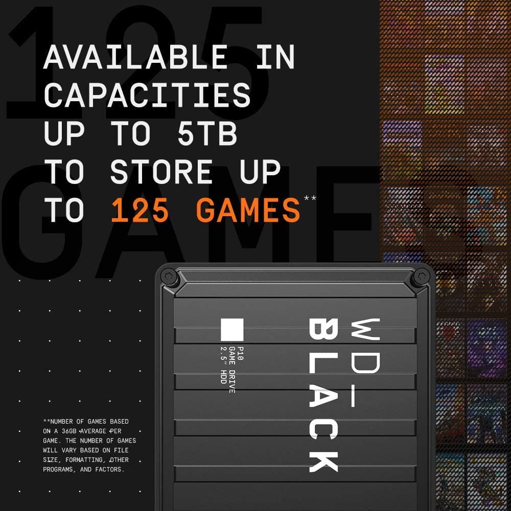 Wd Black 5tb P10 Game Drive Portable External Hard Drive Compatible With Ps4 Xbox One Pc And Mac Wdba3a0050bbkwesn Walmart Com Walmart Com Wd Black 5tb P10 Game Drive Portable External Hard Drive Compatible With Ps4 Xbox One Pc And Mac Wdba3a0050bbkwesn Walmart Com Walmart Com