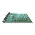 thumbnail image 2 of Ahgly Company Indoor Square Persian Light Blue Traditional Area Rugs, 7' Square, 2 of 4