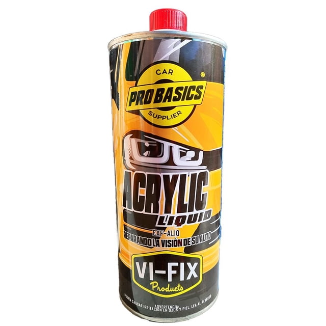 Acrylic Liquid Probasics Polimero Liquido Alta Resistencia Vaporizador de Faros 1 Litro