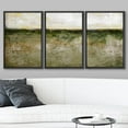 thumbnail image 2 of wall26 Framed Canvas Print Wall Art Set Pastel Watercolor Green Country Landscape Abstract Shapes Illustrations Modern Art Decorative Multicolor for Living Room, Bedroom, Office - 16"x24"x3, 2 of 5