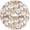 thumbnail image 1 of FMSHPON Cute Cartoon Dog Xmas Christmas Tree Skirt Stand Mat for Holiday Party Decoration Indoor Outdoor 48 inches, 1 of 6