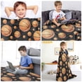 thumbnail image 5 of Basketball Blanket Basketball Gift for Boys Girls, Flannel Soft Warm Plush Sport Lakers Throw Blanket for Kids Teen Basketball Lovers All Season Couch Sofa Bed Living Room Home Decor(40"x50"), 5 of 9