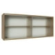 thumbnail image 1 of Alacena Madesa 2 Puertas Corredizas de Vidrio Glamy Lux Reims Marrón, 1 of 5
