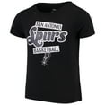 thumbnail image 2 of Girls Youth Black San Antonio Spurs Team T-Shirt, 2 of 4