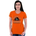 thumbnail image 3 of Property of Haunted University Womens Fitted Plus Size Graphic Tee Brisco Brands 2X, 3 of 5
