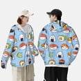 thumbnail image 6 of Fotbe Kawaii Sushi Men's Women's UPF 50+ Sun Protection Jacket Hooded Cooling Shirt with Pockets Hiking Outdoor Performance-XX-Large, 6 of 9