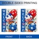 thumbnail image 3 of Bandera patriótica de jardín de doble cara con diseño de helado, ideal para el 4 de julio. Estrellas de EE. UU., decoración pequeña para exteriores, hojas de eucalipto, decoración de verano americana, 3 of 7