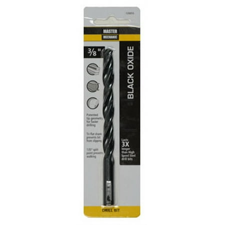 

Black Oxide Drill Bits 135 Split Point 3/8 x 5-In.