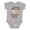AC-Heather Grey, variant on Sloth I'd Rather Be Hanging with Dede Boys or Girls Baby Bodysuit