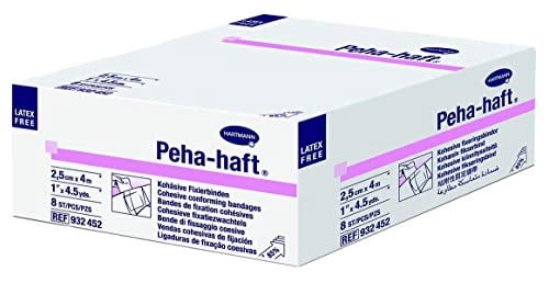 Conforming Bandage Peha-Haft LF Gauze 1 Inch W X 4.5 Yard L Roll - 8/BX (MFN # 932452)