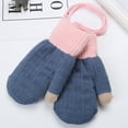 thumbnail image 3 of SPRING PARK Winter Warm Knitted Mittens Gloves Stretch Mittens for Party Kids Toddler Supplies, 3 of 3