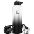 thumbnail image 1 of Botella de hidratación IRON °FLASK para acampada y senderismo, 1,2 L, acero inoxidable, 1 of 5