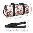 thumbnail image 4 of KLL Strawberry1 Duffle Bag For Men Women Sport Gym Fitness Tote Travel Training Workout Basketball Football Weekender, 4 of 8