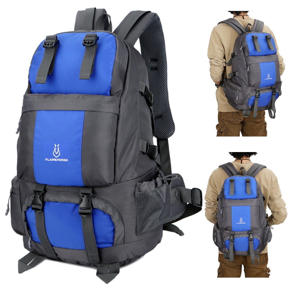 50L Sport Camping Hiking Rucksack Shoulders Bag Climbing Backpack Outdoor Travel 