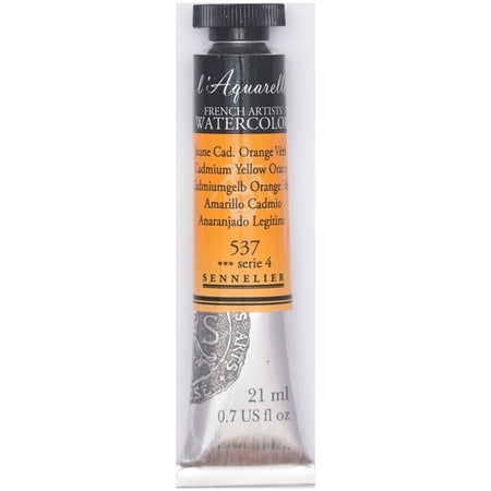 UPC: 3046450117056 | Sennelier French Artists Watercolor 21ml Tube Cadmium Yellow Orange S4