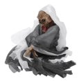 thumbnail image 4 of Juguete de calavera Jadeshay Adorno colgante aterrador Halloween Resina Morado, 4 of 12
