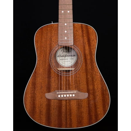 Fender California Standard Redondo Mini with Bag and Sapele Top (Natural Sapele)