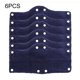 thumbnail image 1 of Paquete de 6 bandas de algodón para sombreros duros, reutilizables y lavables, accesorios para sombreros de color azul, 1 of 5